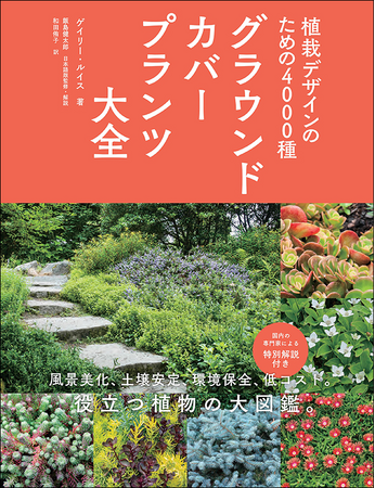 “役立つ植物の大図鑑”植栽デザインのための4000種を詳しく解説『グラウンドカバープランツ大全』4月発売