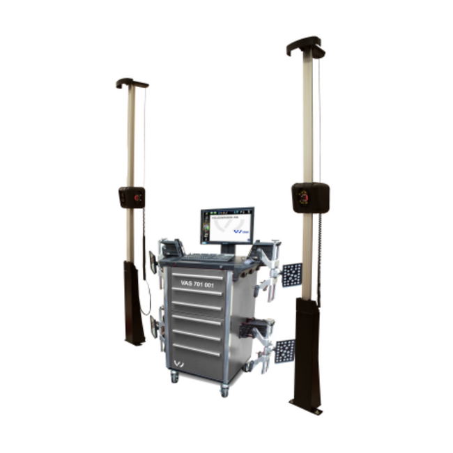 ジョンビーン VAS 701 001 フォルクスワーゲン(アウディ/ポルシェ)推薦ホイールアライナー アムテックスの取り扱いを開始　【整備機器・鈑金塗装工具の補助金活用もサポート】