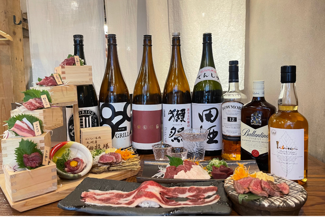 珍しい馬肉の食べ放題＋プレミアム飲み放題のコスパ抜群プランが好評につき延長決定！【大衆馬肉酒場馬王十三店】