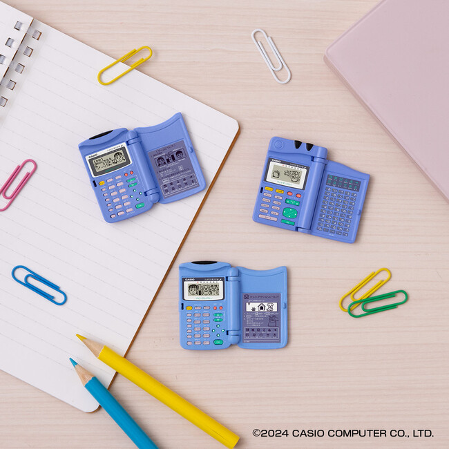 90年代生まれ女子に大ヒット！CASIOの電子手帳シリーズがギミック付きのミニチュアになってガシャポン(R)に登場『CASIO 電子手帳コレクション』