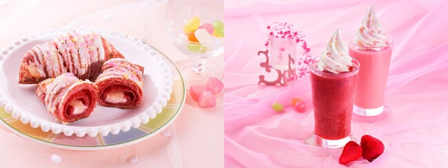 【まるで食べる宝石！サンマルクカフェとサクマ製菓のコラボレーションがパワーアップ】史上初！「サンマルクカフェ」×「いちごみるく」＆「サクマドロップス」の３種メニューが4月5日(金)から販売開始