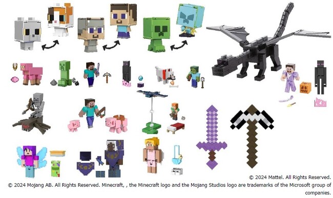 世界的大人気ゲーム『マインクラフト』うらがえすと変わる「超展開フィギュア」や大人気の「エンダードラゴン」など3月30日以降順次発売