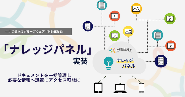 中小企業向けグループウェア「MEMBER-S」ノウハウをプールできる「ナレッジパネル」機能が追加