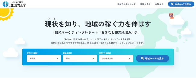 OCVB、「おきなわ観光地域カルテ」正式版をリリース　全国初！現場での利活用から逆算した「思考連動型ダッシュボード」で観光地域マーケティングを推進