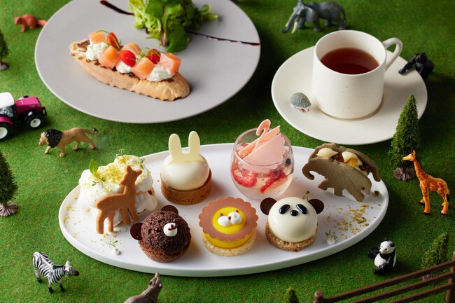 うさぎタルトやパンダムース、くまシューなど動物をモチーフにした愛くるしいアフタヌーンティーが登場！「NAMIKI アニマル アフタヌーンティー」4月25日（木）～ 6月30日（日）