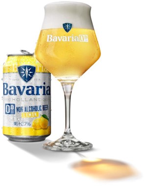 果汁２７％の苦味を抑えた爽やかな香りとフルーティーな味わい「Bavaria0.0% Lemon」4月1日発売