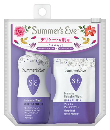 おでかけ先でもデリケートゾーンケア！デリケートゾーンケアのパイオニアブランド「サマーズイブ」から、手軽に持ち運べるミニサイズのセットが新登場。「サマーズイブ トラベルセット」、3月29日より発売開始！