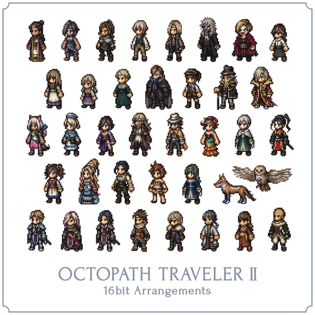 『OCTOPATH TRAVELER II 16bit Arrangements』が本日2024年3月29日（金）オフィシャルショップ限定で発売！