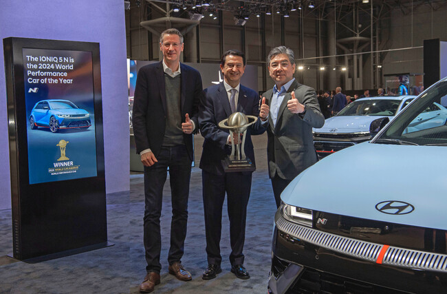 IONIQ 5 Nが2024年ワールド・パフォーマンス・カー・アワードを受賞