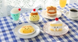 人気で品切れしていた「ぽってり喫茶ぬいぐるみ」の再販決定！　ショートケーキやオムライスも新登場し、オンラインストアでは予約受付中♪　4月5日（金）発売開始♪