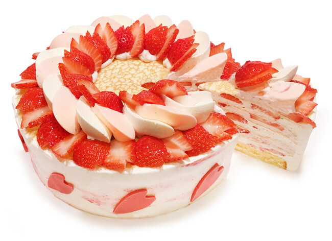 カフェコムサは毎月3日がミルクレープの日！4月は春の訪れを告げる桜のミルクレープが登場