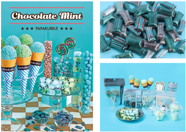PAPABUBBLE王道人気のチョコミントシリーズがさらに充実して登場 禁断のチョコミントキャンディからチョコミントコットンまでワクワクのラインナップ