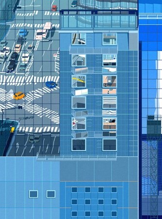 【京都 蔦屋書店】イラストレーター・嶋田里英の作品展「Under Construction」を4月15日（月）より開催。日々変化していく都市の美しさを描く。