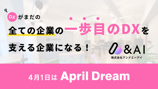まだDX化を実現していない全ての企業の【一歩目のDX】を支える企業になります！