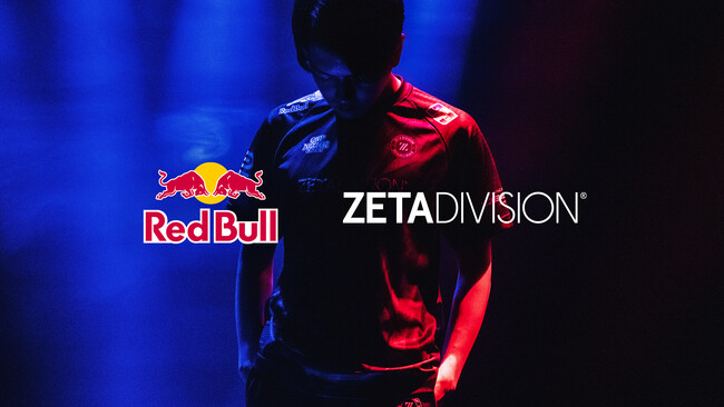 プロeスポーツチーム「ZETA DIVISION」が「Red Bull」とのスポンサー契約を締結