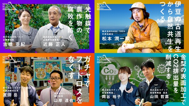 静岡県が環境ビジネスの事例動画４本を公開！ SDGsビジネスアワード受賞団体の取組を映像化