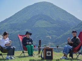 山頂でいただく朝ごはん 山頂でいただく朝ごはん