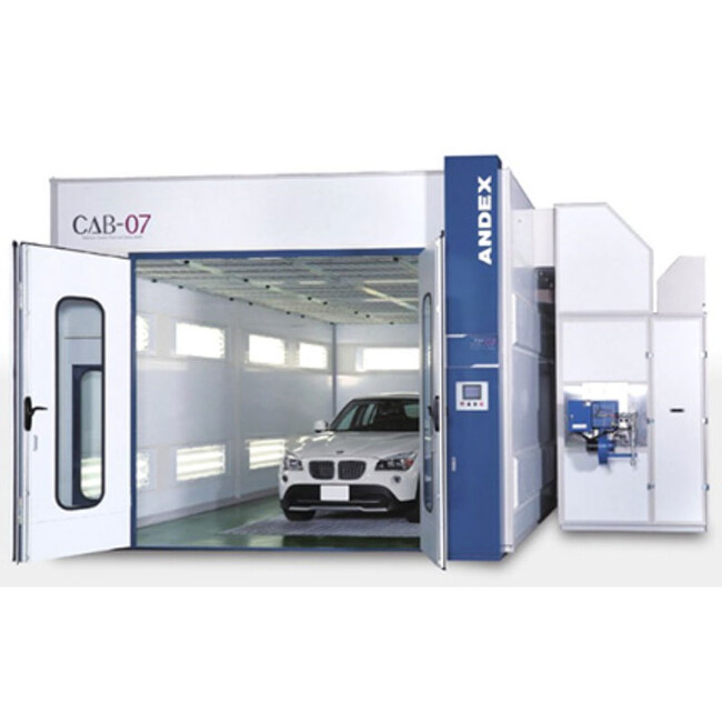 塗装ブース CAB-07V-Tの取り扱いを開始　【整備機器・鈑金塗装工具の補助金活用サポートしています】