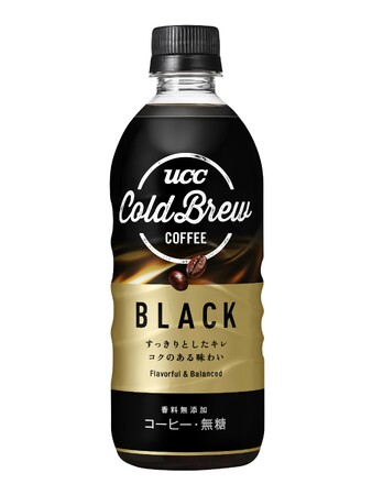 『UCC COLD BREW BLACK PET500ml』“コク”をしっかりと楽しめる味わいで、4月8日（月）リニューアル発売