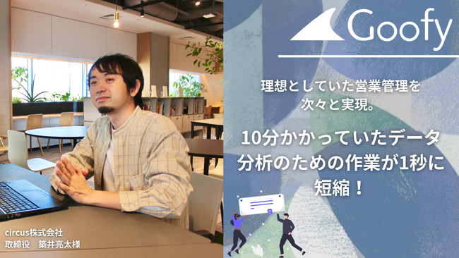 理想としていた営業管理を次々と実現。10分かかっていたデータ分析のための作業が1秒に短縮され、業務効率を大幅に改善！