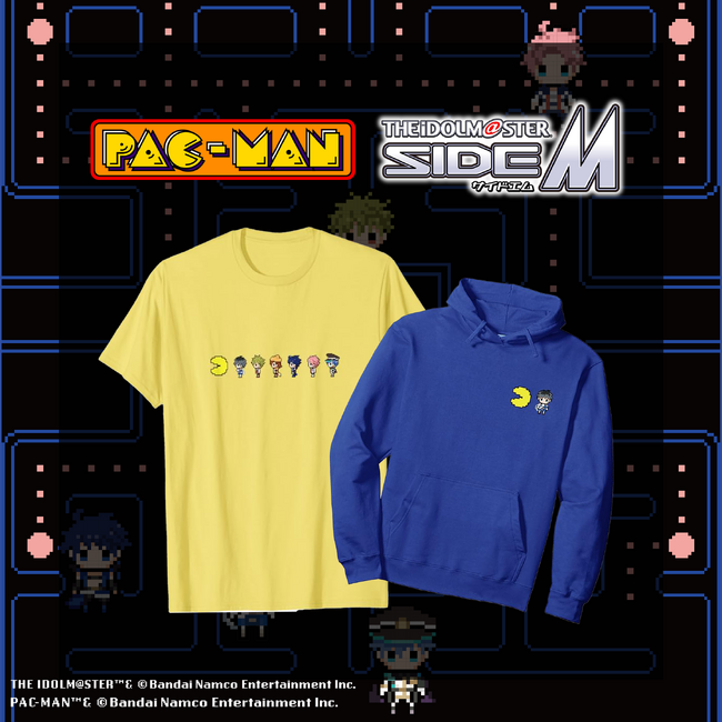 Amazon Merch on Demandにて「アイドルマスター SideM」と「パックマン」コラボアパレルが理由あって新登場！