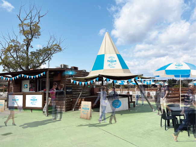 ネスタリゾート神戸 「GLAMP BBQ PARK」にてサントリー「ザ・プレミアム・モルツ〈ジャパニーズエール〉香るエール」のプロモーション施策「青い空と香るエール！」を4月26日(金)より実施！