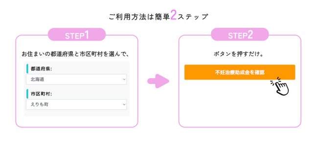 「不妊治療に関する助成金制度検索ページ」を開設