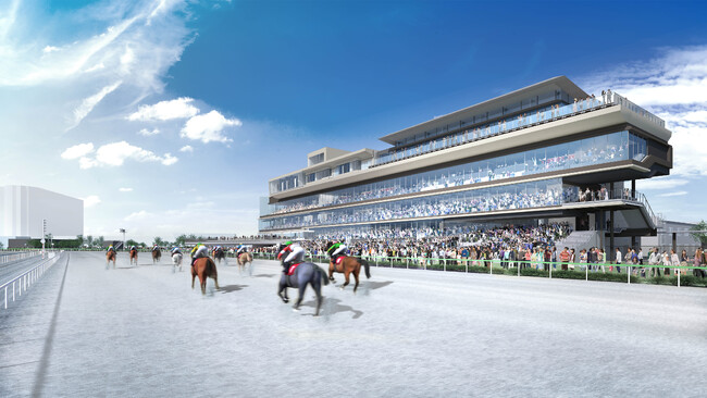 船橋競馬場のスタンドが４月２９日（祝・月）にフルオープン！新たに増設されるバラエティ豊かな特別観覧席に大注目！豊富なメニューを揃えた多彩な飲食店でグルメも充実！