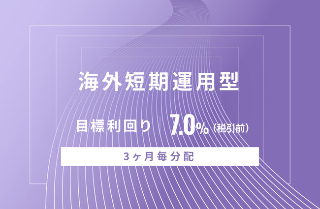 オルタナティブ投資プラットフォーム「オルタナバンク」、『【3ヶ月毎分配】海外短期運用型ID689』を公開