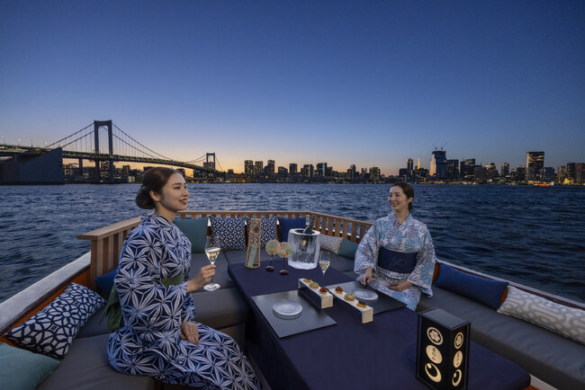 【星のや東京】貸切り舟で東京の夜景を眺めながら、シャンパーニュと季節のおつまみを贅沢に味わう「夏の宵・納涼舟あそび」開催｜期間：2024年5月28日～8月28日