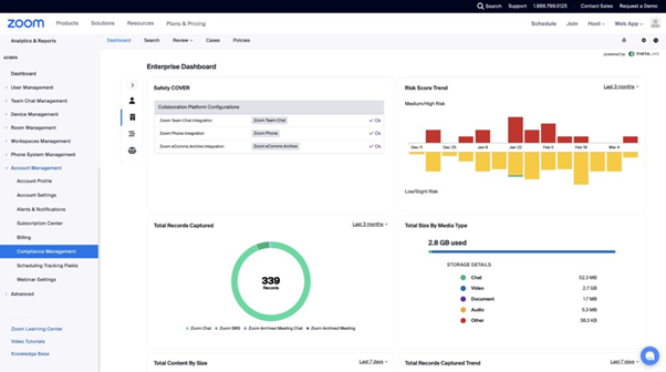 Zoom、コミュニケーション コンプライアンス ソリューション「Zoom Compliance Manager」を発表