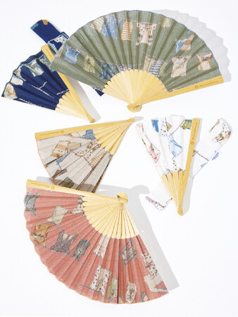 430年続く老舗扇子店「伊場仙」と「マドモアゼルノンノン」のコラボレーション京扇子が4月上旬発売