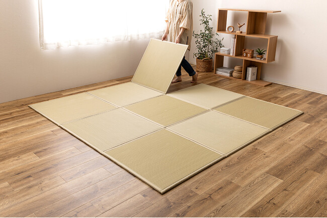 【新生活にも】どこでも10秒で畳空間に！広げるだけで4.5畳になる「隙のない置き畳」が5月5日まで数量限定で販売中