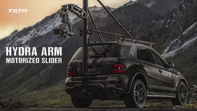 TILTA Hydra Arm Motorized Slider Systemで一歩先の撮影技術を体験！本日より発売開始！