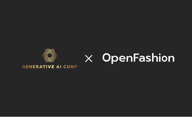 ファッション×AIのプロダクト開発に取り組むOpenFashion社が生成AIカンファレンスのゴールドスポンサーに就任