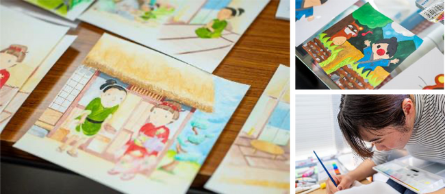 日本の昔ばなし名作シリーズ 絵本原画展 パラアートで描く日本昔ばなしの世界