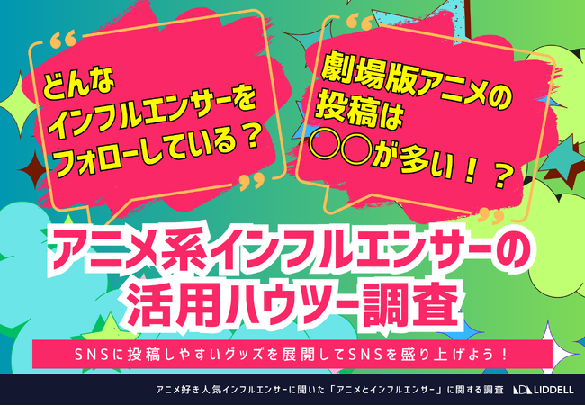 【リデル調査】「アニメ好き」は 