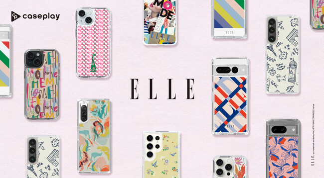 ELLEのスマートフォンアクセサリーが、“機種×コンテンツ×デザイン”で豊富なスマホアクセサリーを取り揃えるcaseplayから登場！