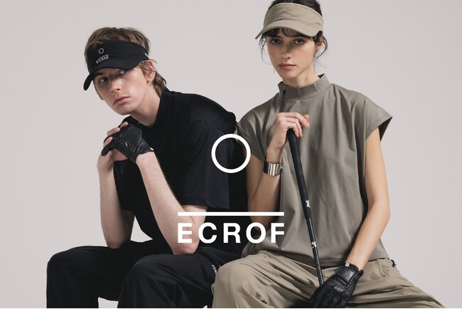 ゴルフアパレル「ECROF」が2024年春夏の新作コレクションを公開