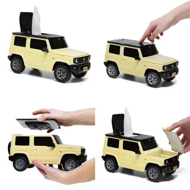 『JIMNY型 ウェットティッシュケース』那須クラシックカー博物館に登場！