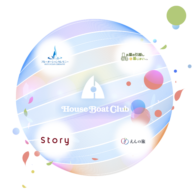 終活や葬送をプロデュースするハウスボートクラブ 企業メッセージを一新