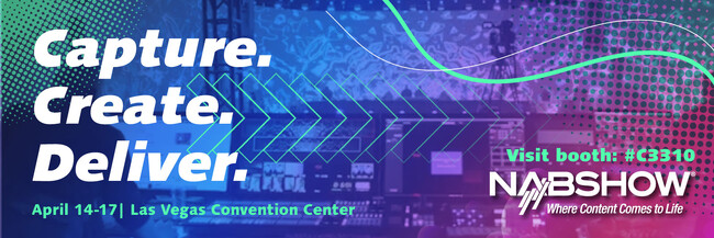世界最大の放送機器展覧会「2024 NAB Show」に出展 ～様々な現場の「Capture, Create, Deliver」に変化をもたらす映像制作ソリューションを提案～