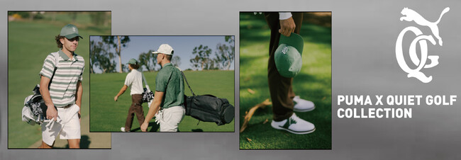 PUMA GOLFとQUIET GOLFの初コラボレーションが登場　春夏ゴルフのエッセンスを取り入れたエレガントなコレクション