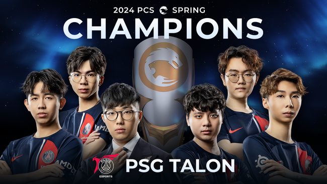 PSG Talon が PCS 2024 Spring Split のチャンピオンに！Fukuoka SoftBank HAWKS gaming は 2位で大奮闘！！