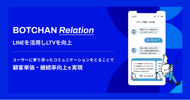 wevnalが新プロダクト「BOTCHAN Relation」を提供開始