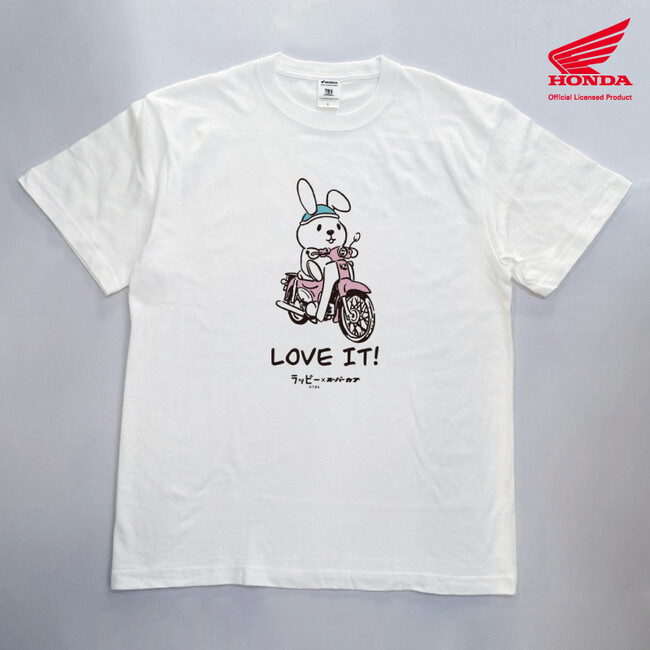 スーパーカブと「ラッピー」のコラボTシャツが登場！