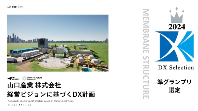 【DXセレクション2024 準グランプリに選定】山口産業(株)が「経営ビジョンに基づくDX計画」を公表。