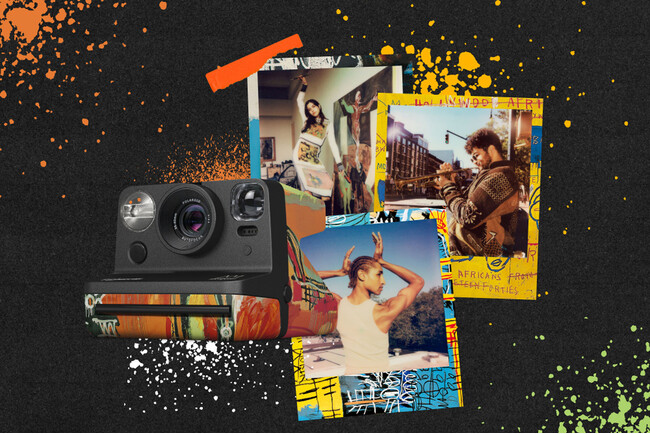 【MoMA Design Store】バスキアのアートがモチーフ、ポラロイドカメラ「Polaroid Now」の特別コレクションを発売