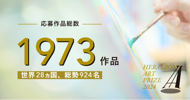 【応募総数1973作品！】国内外のアーティスト総勢924名が国際アートアワード「HERALBONY Art Prize 2024」に参加