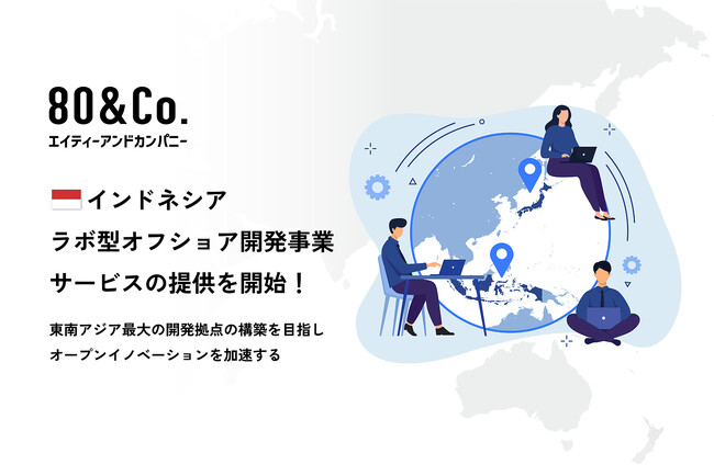 【80&Company】圧倒的なコストパフォーマンスでのシステム開発を可能にする、インドネシアでのラボ型オフショア開発事業を開始